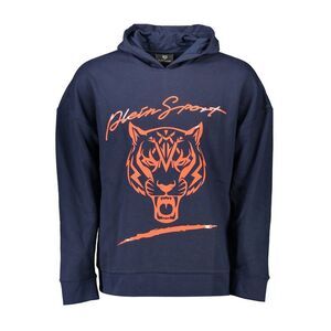 Plein Sport Blue Cotton Men Men's Sweatshirt